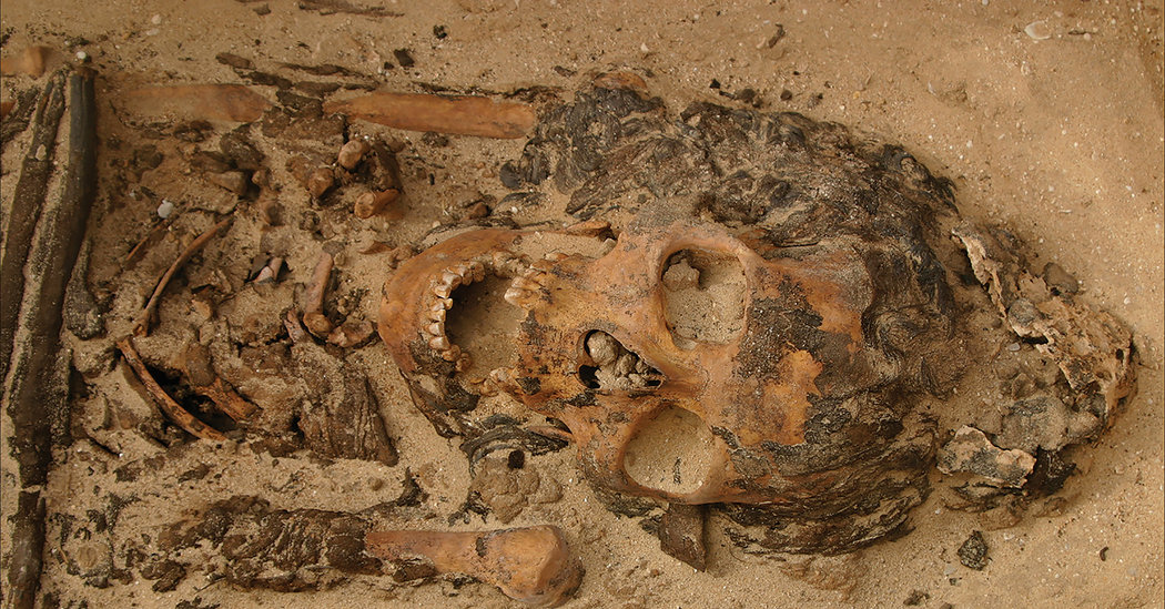 egypt head cones ancient graves
