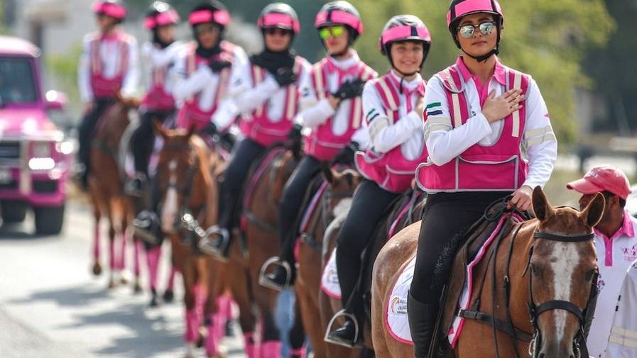 pink caravan february ride cancer