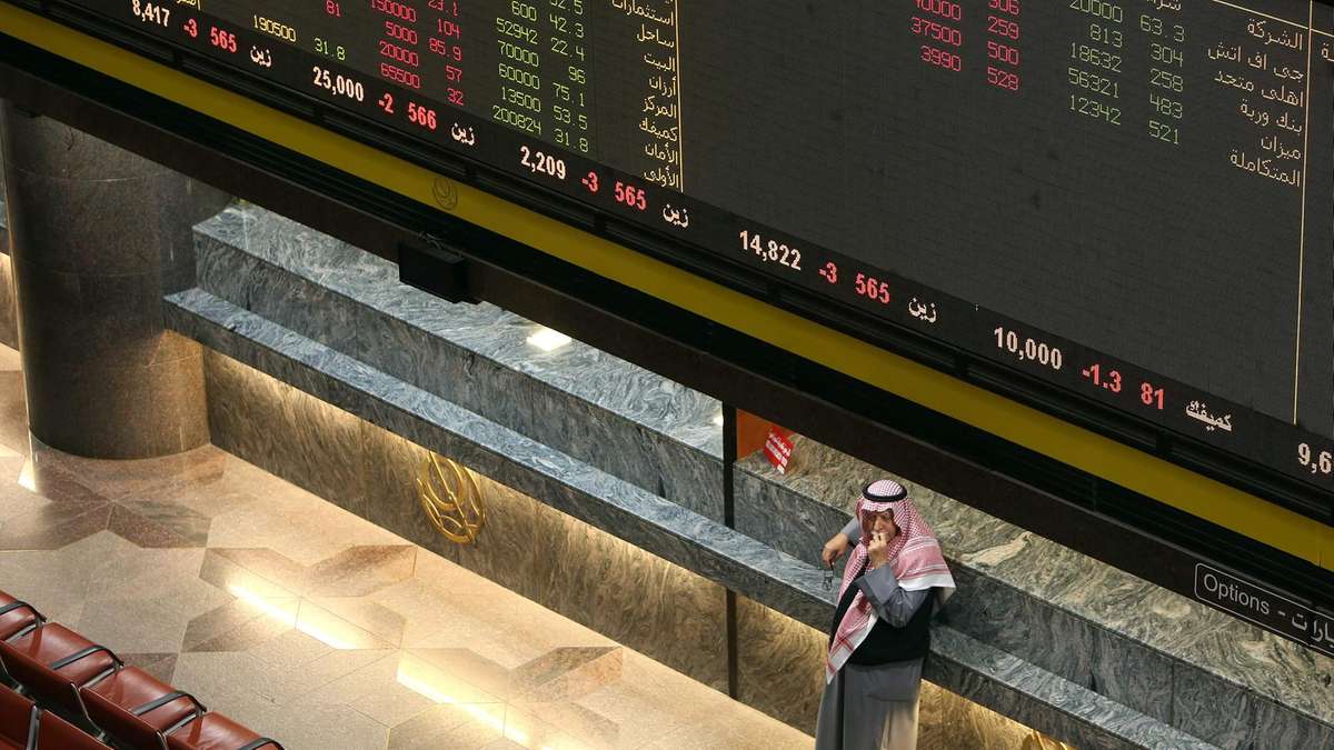 kuwait market trading shares national