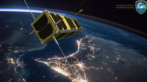 uae student built observation satellite
