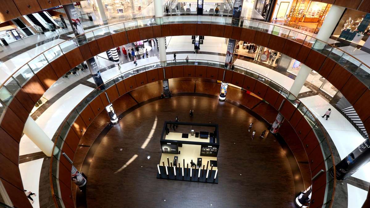 dubai mall virtual coronavirus challenges