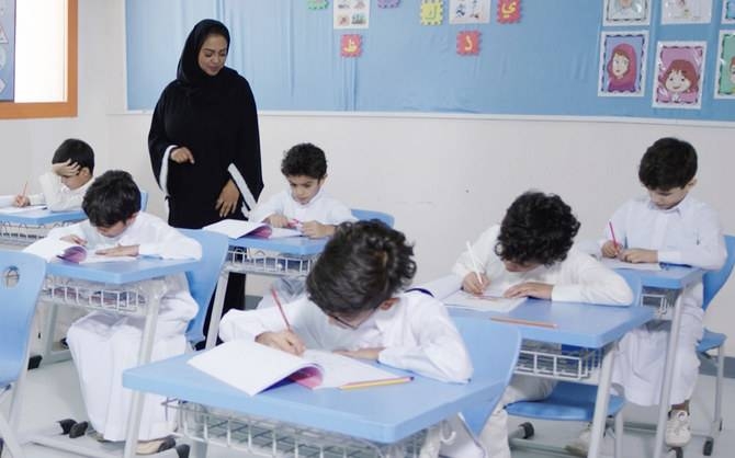 saudi school students semester
