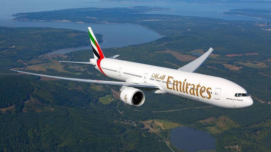 emirates passenger flights cities april