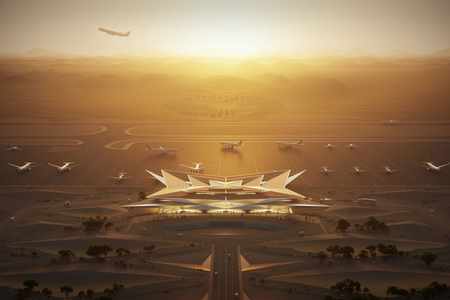 saudi design airport foster mirage