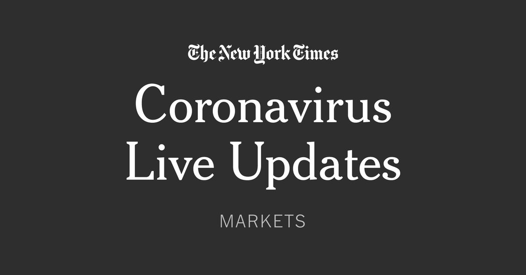 coronavirus live stock market updates