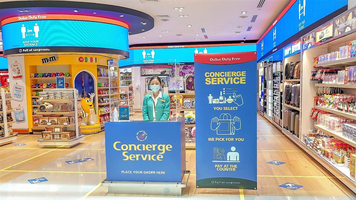 international concierge stores airport dubai