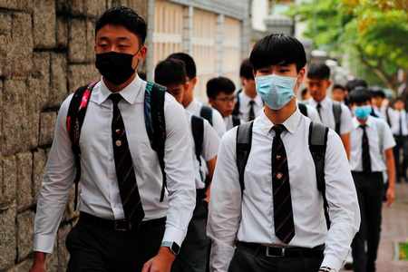 kong hong schools coronavirus cases