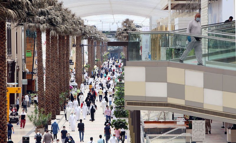 kuwait phase restrictions malls covid